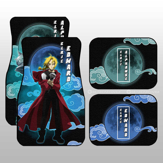 Elric Alphonse And Elric Edward Car Floor Mats Custom Anime Fullmetal Alchemist Car Interior Accessories - Gearcarcover - 2