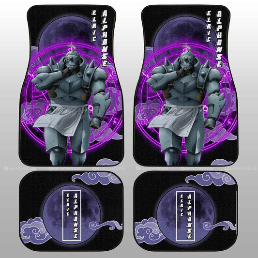 Elric Alphonse Car Floor Mats Custom Anime Fullmetal Alchemist Car Interior Accessories - Gearcarcover - 2