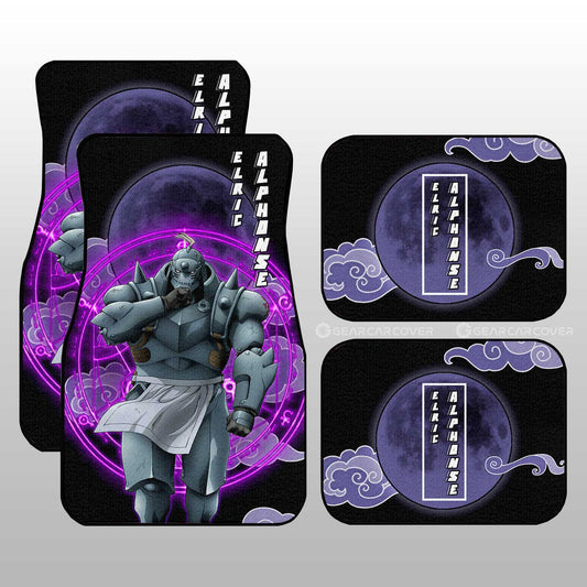 Elric Alphonse Car Floor Mats Custom Anime Fullmetal Alchemist Car Interior Accessories - Gearcarcover - 1