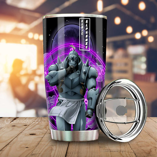 Elric Alphonse Tumbler Cup Custom Anime Fullmetal Alchemist Car Interior Accessories - Gearcarcover - 1