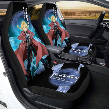 Elric Edward Car Seat Covers Custom Fullmetal Alchemist Anime Car Interior Accessories - Gearcarcover - 1