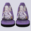 Emilia Car Seat Covers Custom Re:Zero Anime - Gearcarcover - 4