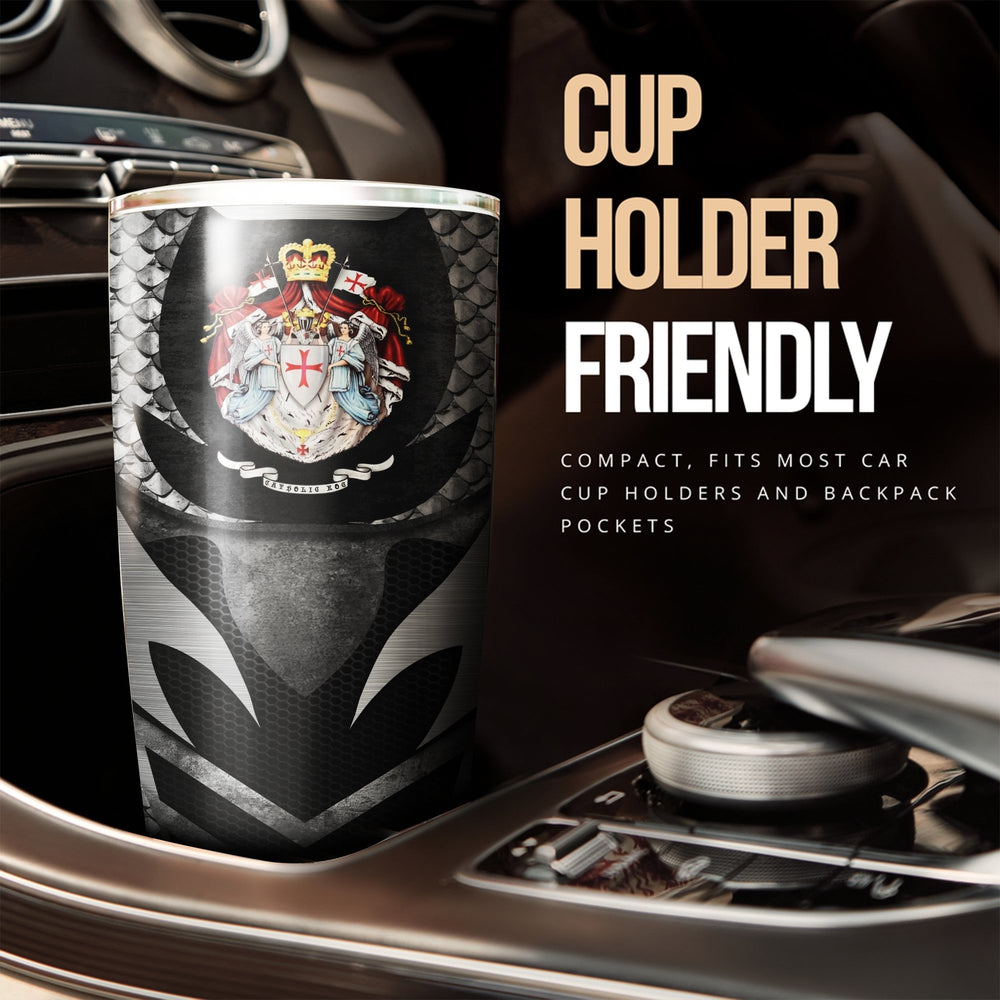 England Knights Templar Tumbler Cup Custom Car Accessories - Gearcarcover - 2