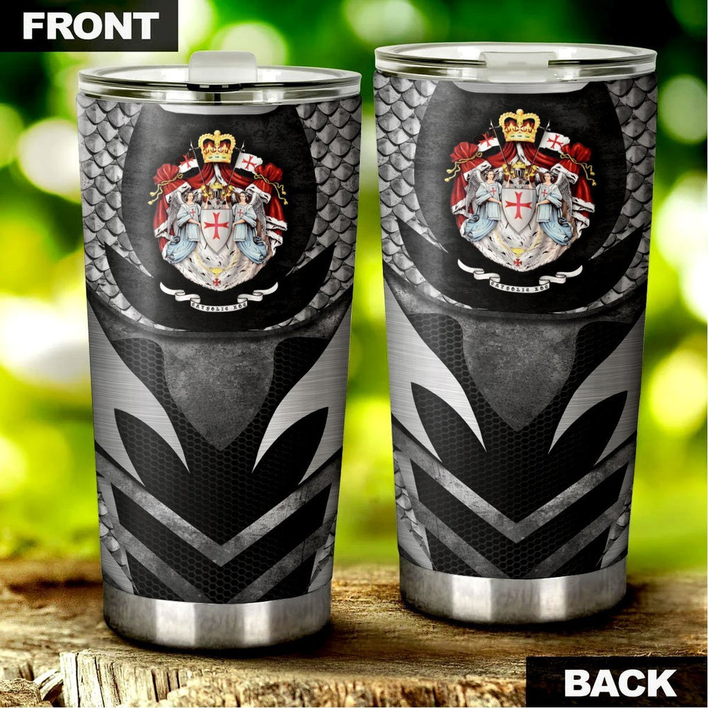England Knights Templar Tumbler Cup Custom Car Accessories - Gearcarcover - 4