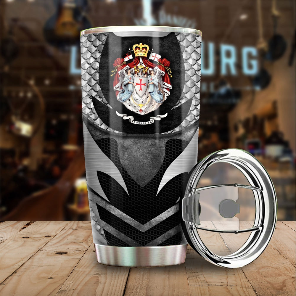 England Knights Templar Tumbler Cup Custom Car Accessories - Gearcarcover - 1