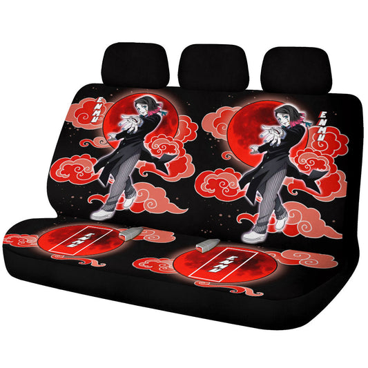 Enmu Car Back Seat Covers Custom Demon Slayer Anime Car Accessories - Gearcarcover - 1