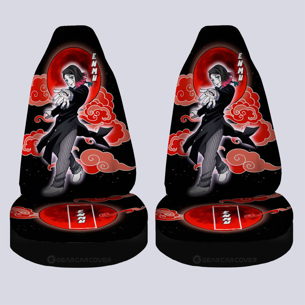 Enmu Car Seat Covers Custom Demon Slayer Anime Car Accessories - Gearcarcover - 4