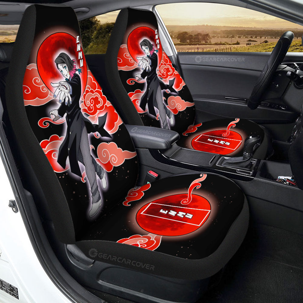 Enmu Car Seat Covers Custom Demon Slayer Anime Car Accessories - Gearcarcover - 1
