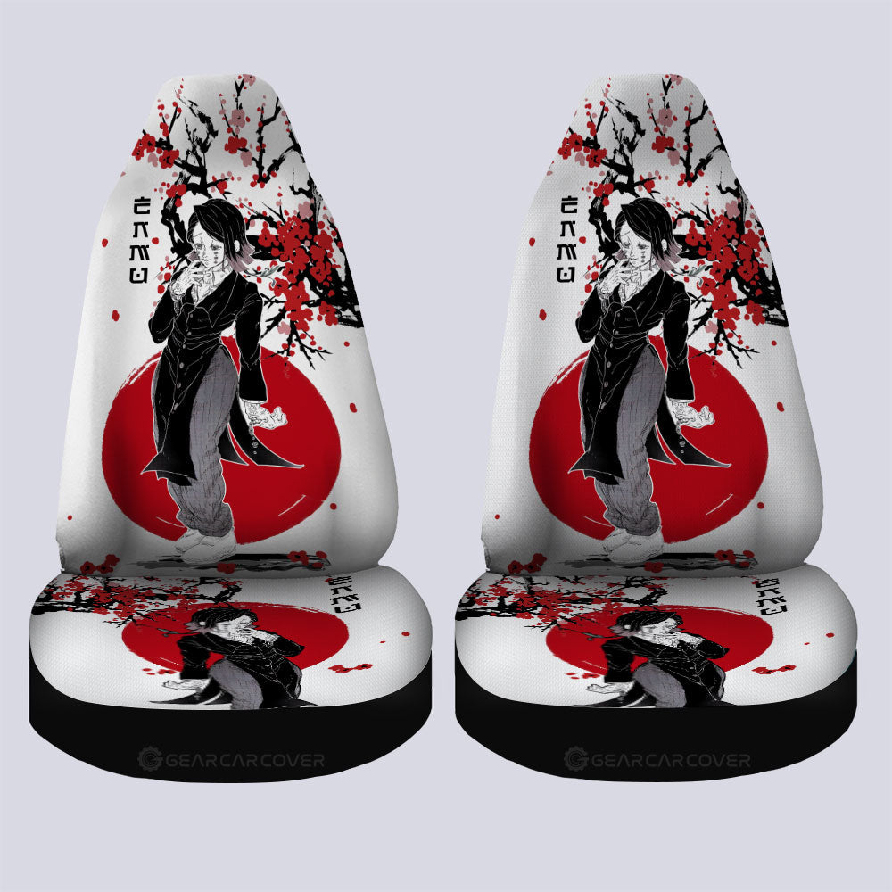 Enmu Car Seat Covers Custom Japan Style Demon Slayer Anime Car Accessories - Gearcarcover - 4