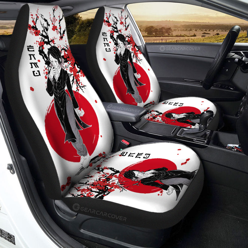 Enmu Car Seat Covers Custom Japan Style Demon Slayer Anime Car Accessories - Gearcarcover - 1