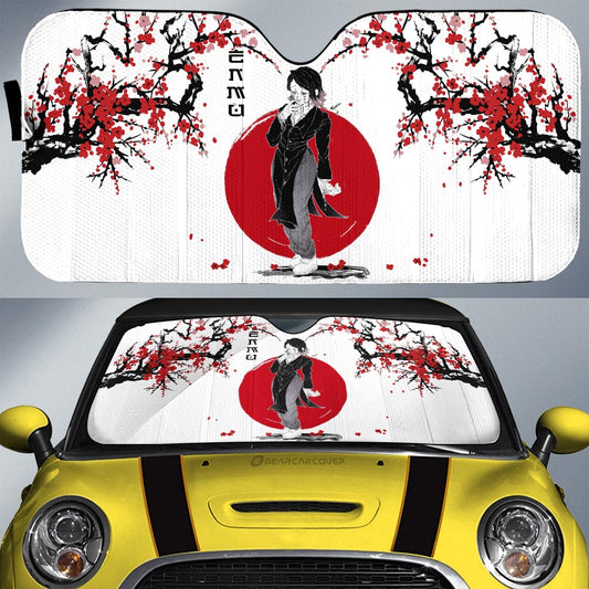 Enmu Car Sunshade Custom Japan Style Demon Slayer Anime Car Accessories - Gearcarcover - 1