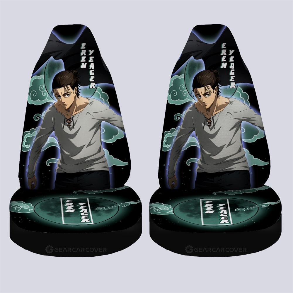 Eren Yeager Car Seat Covers Custom Attack On Titan Anime - Gearcarcover - 4