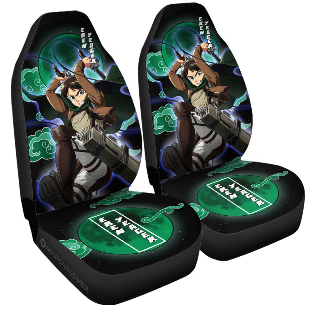Eren Yeager Car Seat Covers Custom Attack On Titan Anime - Gearcarcover - 3