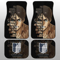 Eren Yeager Quotes Car Floor Mats Custom Attack On Titan Anime Car Accessories - Gearcarcover - 2