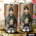 Eren Yeager Tumbler Cup Custom Main Hero Attack On Titan Anime Car Accessories - Gearcarcover - 3