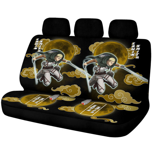 Erwin Smith Car Back Seat Covers Custom Attack On Titan Anime Car Accessories - Gearcarcover - 1