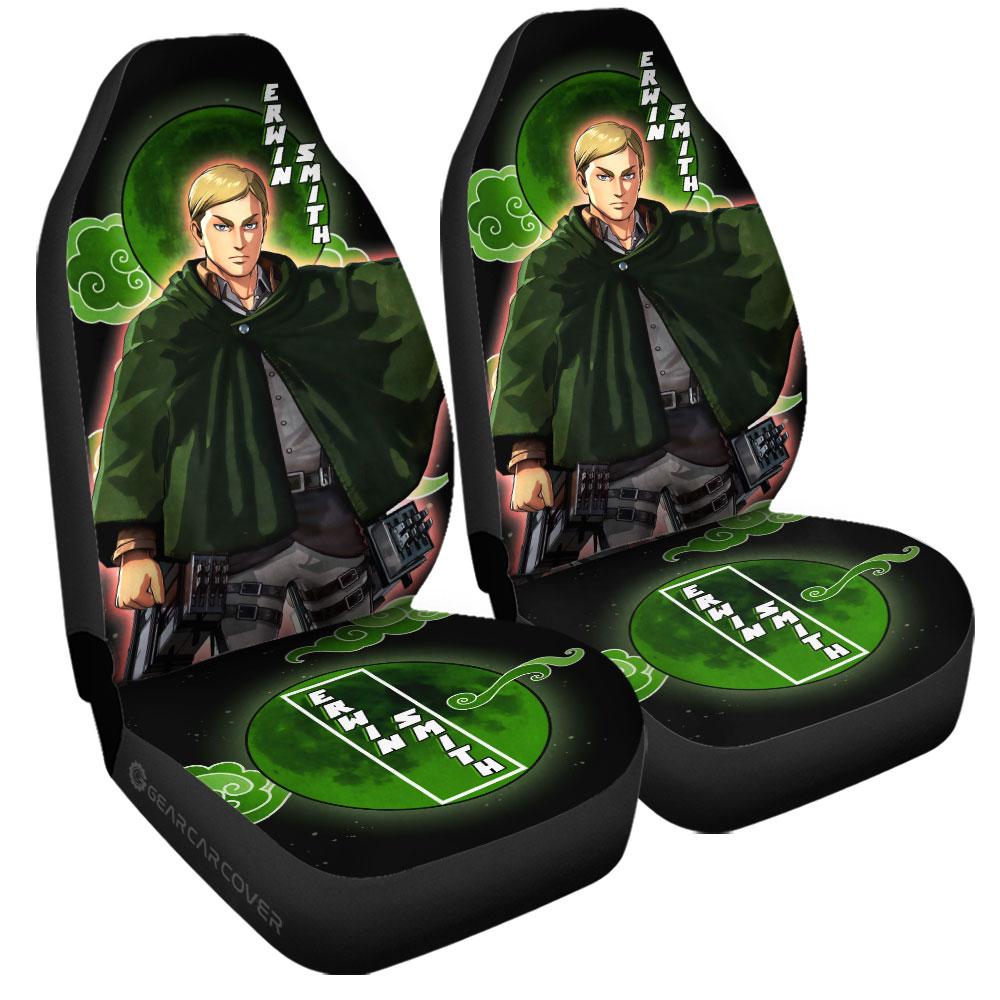 Erwin Smith Car Seat Covers Custom Attack On Titan Anime - Gearcarcover - 3