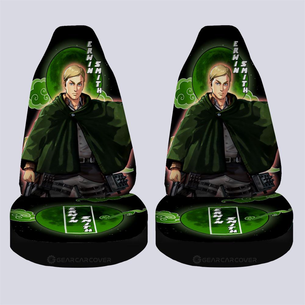 Erwin Smith Car Seat Covers Custom Attack On Titan Anime - Gearcarcover - 4