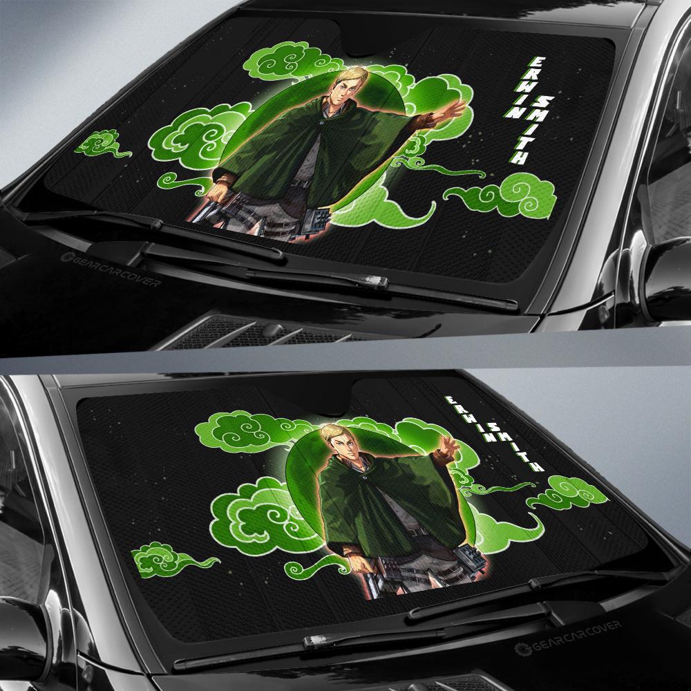 Erwin Smith Car Sunshade Custom Attack On Titan Anime - Gearcarcover - 2