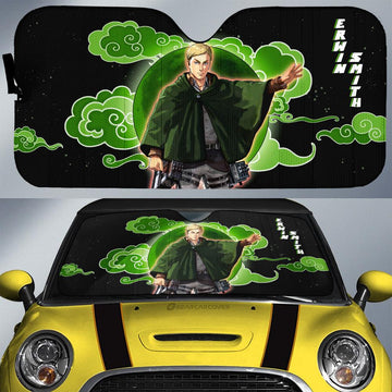 Erwin Smith Car Sunshade Custom Attack On Titan Anime - Gearcarcover - 1