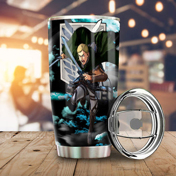 Erwin Smith Tumbler Cup Custom Attack On Titan Anime Car Interior Accessories - Gearcarcover - 1