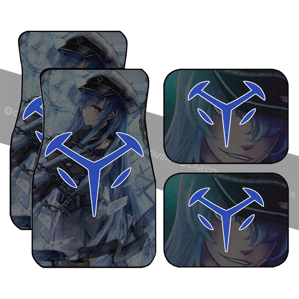 Esdeath Akame Ga Kill Anime Car Floor Mats Custom Car Interior Accessories - Gearcarcover - 1