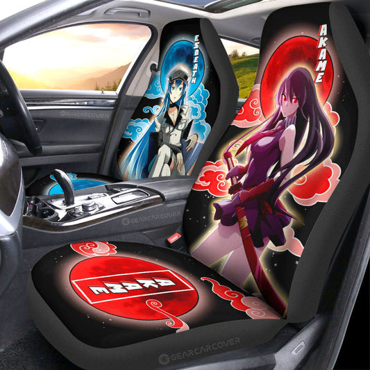 Esdeath And Akame Car Seat Covers Custom Akame Ga Kill Anime - Gearcarcover - 2