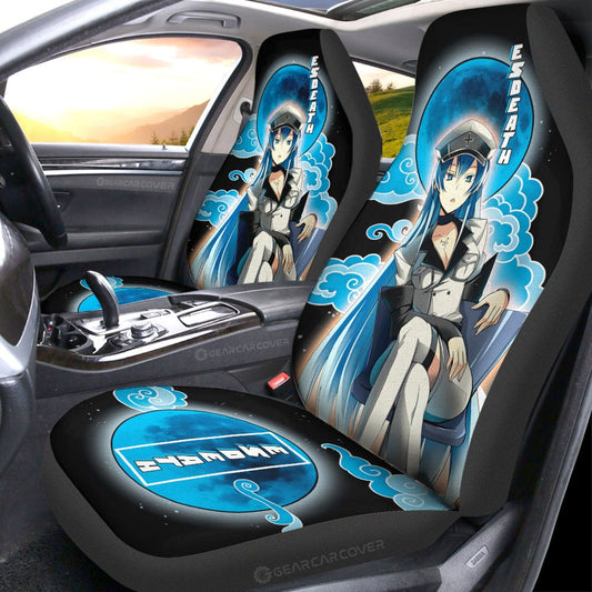 Esdeath Car Seat Covers Custom Akame Ga Kill Anime Car Accessoriess - Gearcarcover - 2