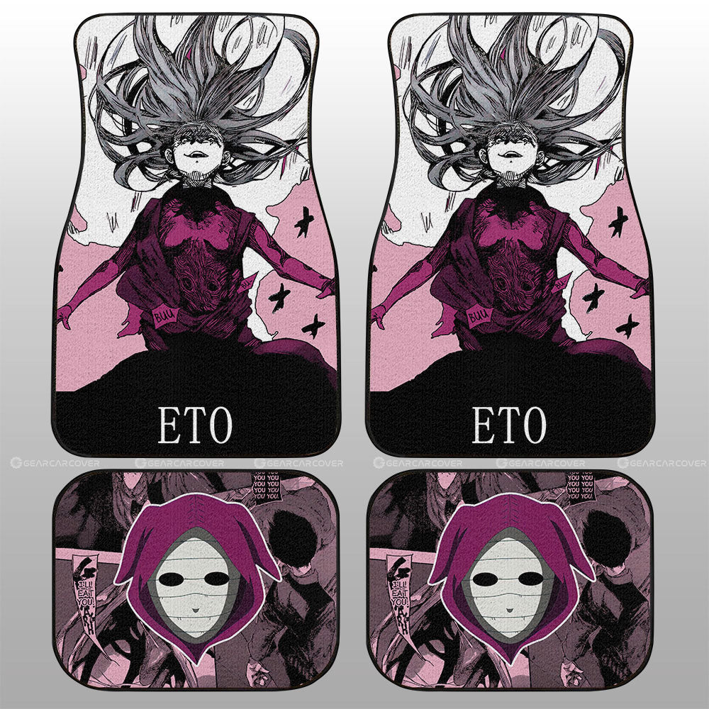 Eto Car Floor Mats Custom Tokyo Ghoul Anime Car Accessories - Gearcarcover - 4