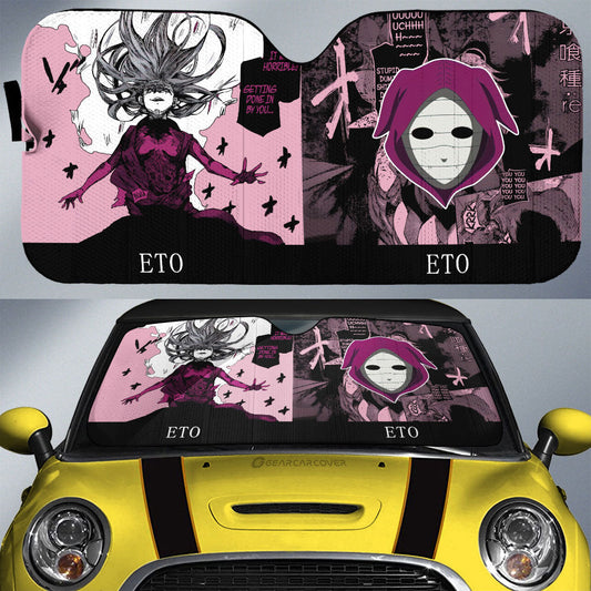 Eto Car Sunshade Custom Tokyo Ghoul Anime Car Interior Accessories - Gearcarcover - 1