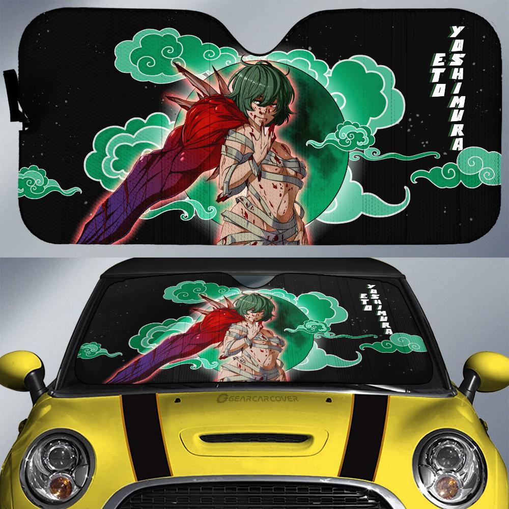 Eto Yoshimura Car Sunshade Custom Gifts Tokyo Ghoul Anime For Fans - Gearcarcover - 1