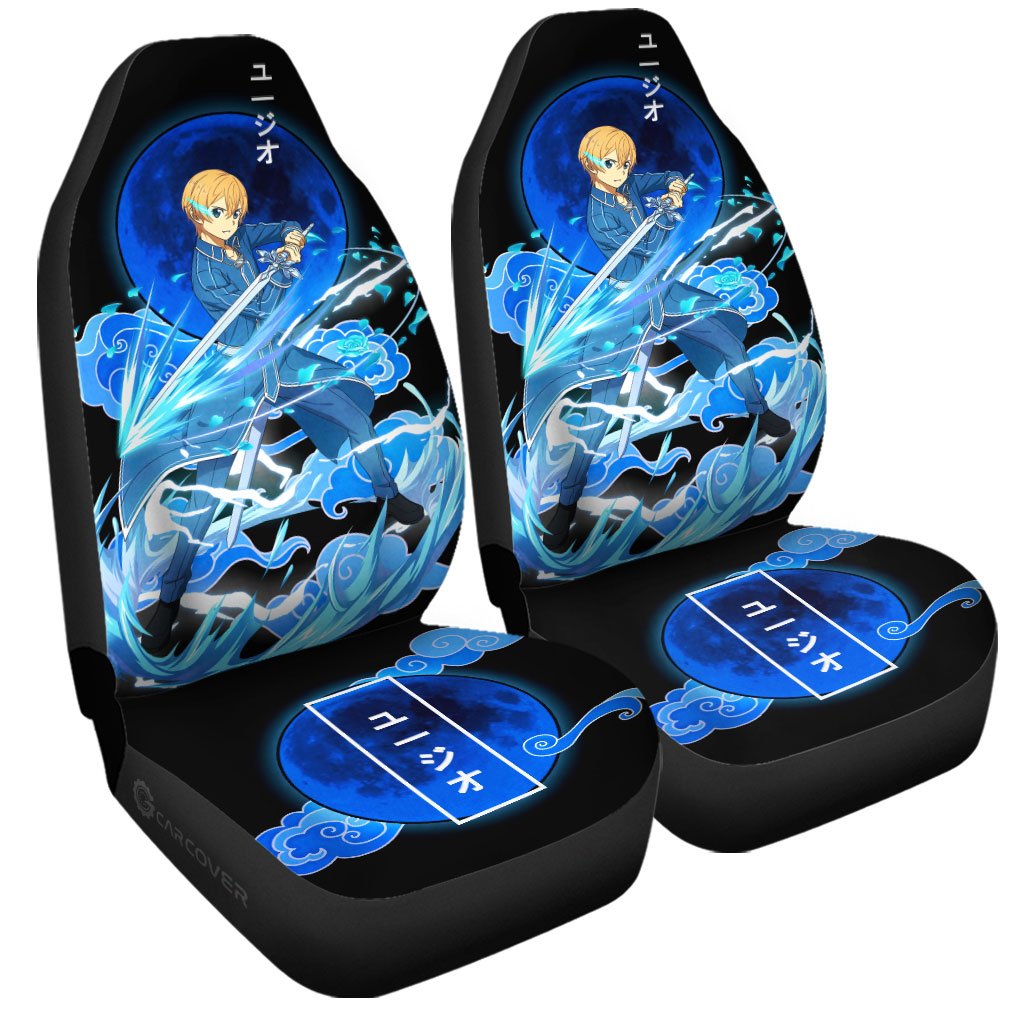Eugeo Car Seat Covers Custom Sword Art Online Anime Car Accessories - Gearcarcover - 3