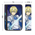 Eugeo Seat Belt Covers Custom Sword Art Online Anime Car Accessories - Gearcarcover - 1