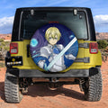 Eugeo Spare Tire Covers Custom Sword Art Online Anime Car Accessories - Gearcarcover - 3