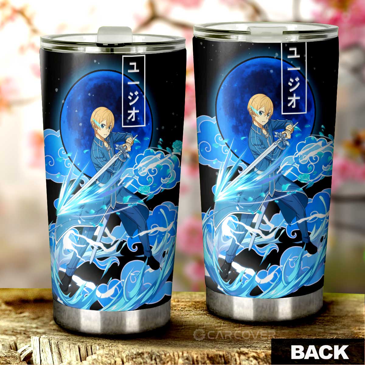 Eugeo Tumbler Cup Custom Sword Art Online Anime Car Accessories - Gearcarcover - 3