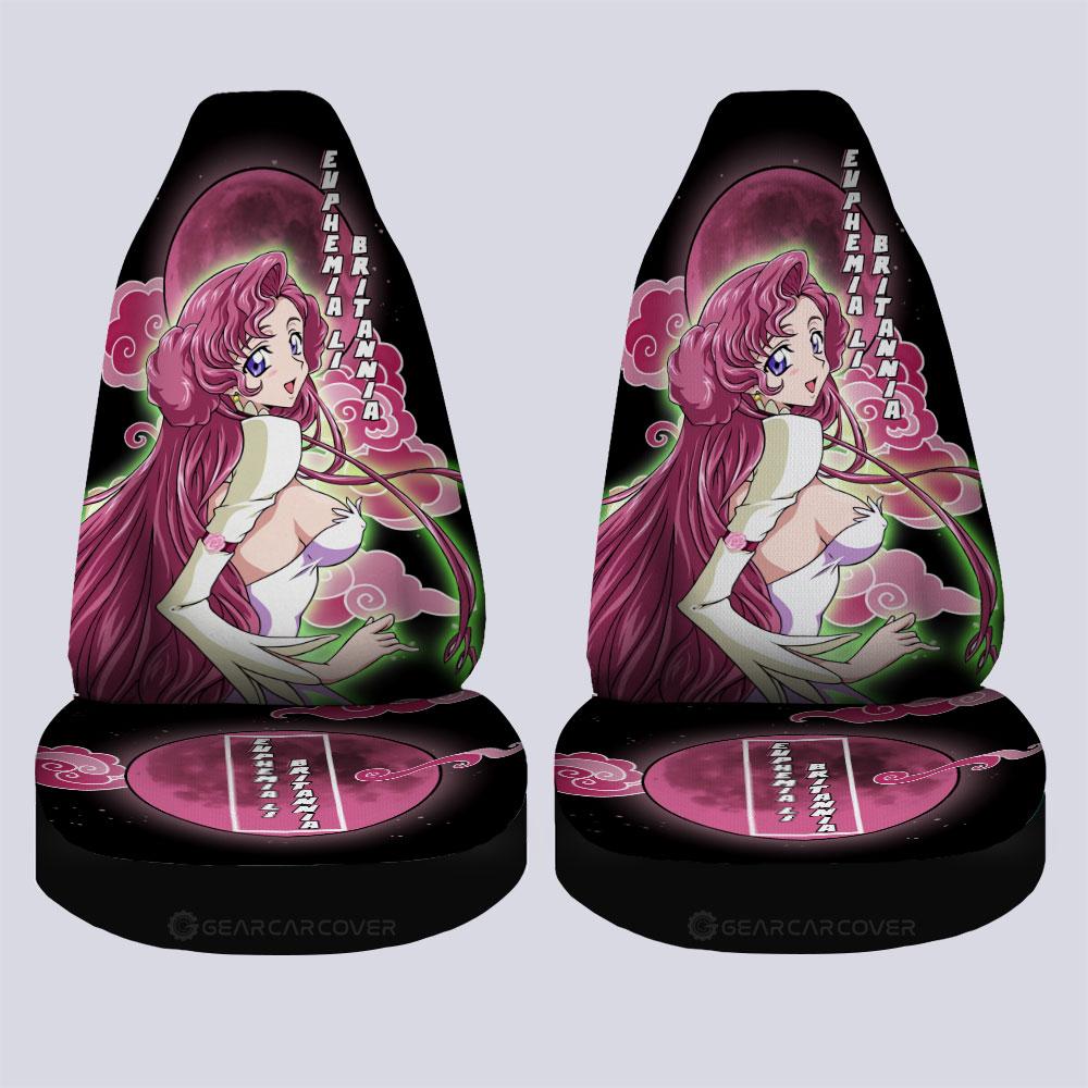 Euphemia Li Britannia Car Seat Covers Custom Code Geass Anime Car Accessories - Gearcarcover - 4