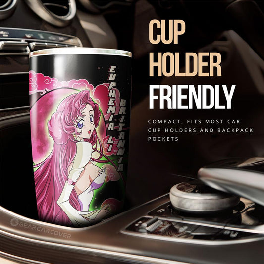 Euphemia Li Britannia Tumbler Cup Custom Code Geass Anime Car Accessories - Gearcarcover - 2