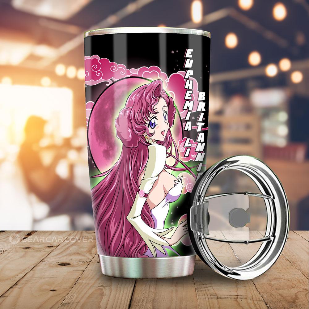 Euphemia Li Britannia Tumbler Cup Custom Code Geass Anime Car Accessories - Gearcarcover - 1