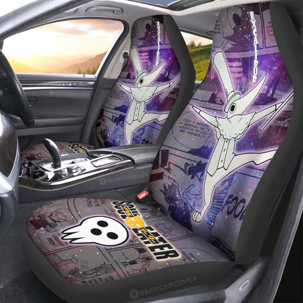 Excalibur Car Seat Covers Custom Soul Eater Anime Manga Galaxy Style - Gearcarcover - 2