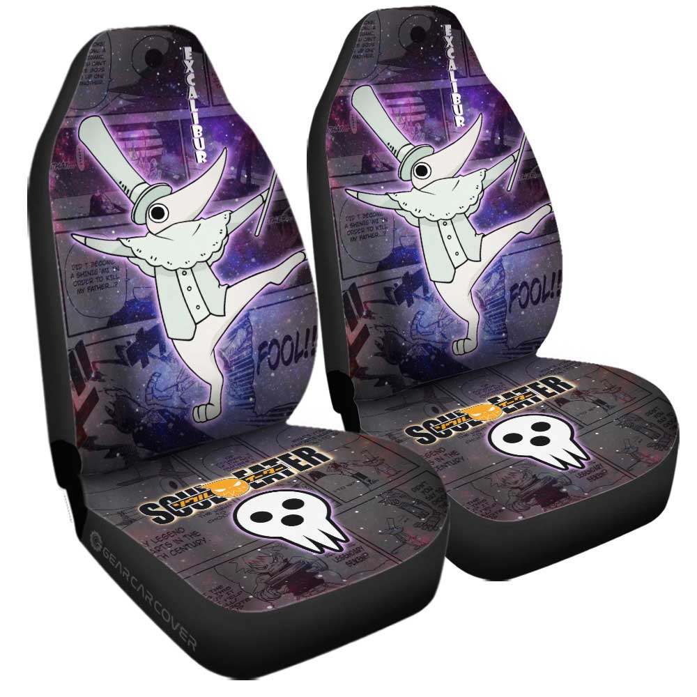 Excalibur Car Seat Covers Custom Soul Eater Anime Manga Galaxy Style - Gearcarcover - 3