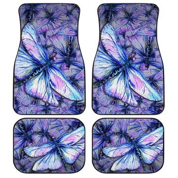 Exotic Dragonfly Car Floor Mats Beautiful Car Accessories - Gearcarcover - 1