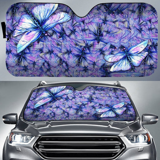 Exotic Dragonfly Car Sunshade Custom Cool Car Accessories - Gearcarcover - 1