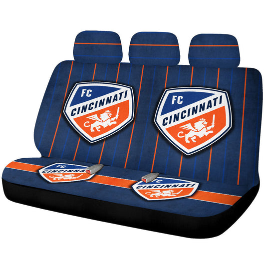 FC Cincinnati Car Back Seat Covers Custom Car Accessories For Fans - Gearcarcover - 2
