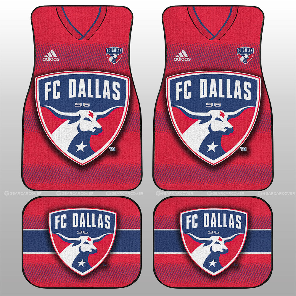 FC Dallas Car Floor Mats Custom Car Accessories For Fans - Gearcarcover - 1