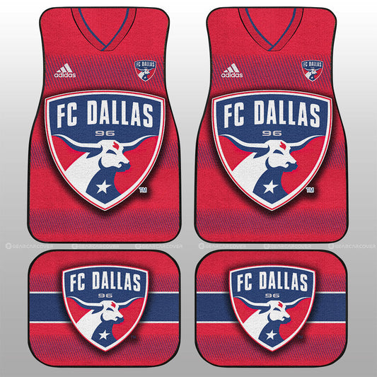 FC Dallas Car Floor Mats Custom Car Accessories For Fans - Gearcarcover - 1