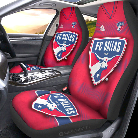 FC Dallas Car Seat Covers Custom Car Accessories For Fans - Gearcarcover - 1
