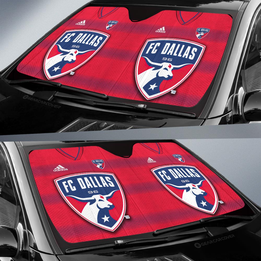 FC Dallas Car Sunshade Custom Car Interior Accessories - Gearcarcover - 2