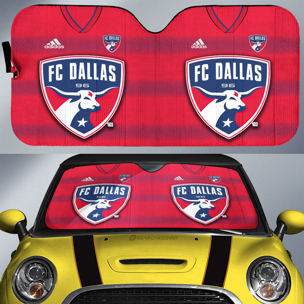 FC Dallas Car Sunshade Custom Car Interior Accessories - Gearcarcover - 1