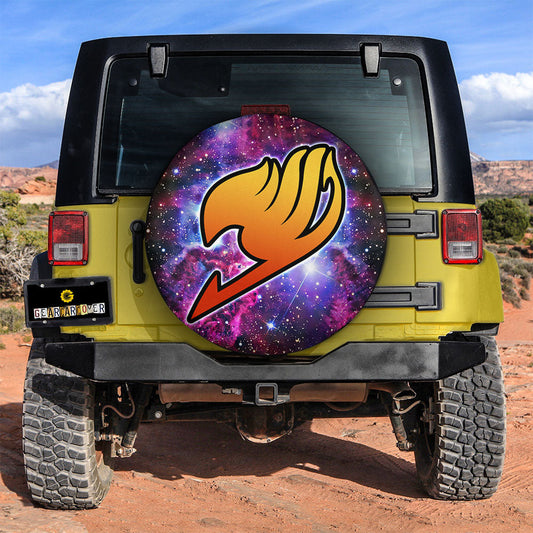 Fairy Tail Symbol Spare Tire Cover Custom Fairy Tail Anime Galaxy Style - Gearcarcover - 2