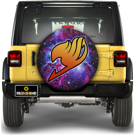 Fairy Tail Symbol Spare Tire Cover Custom Fairy Tail Anime Galaxy Style - Gearcarcover - 1